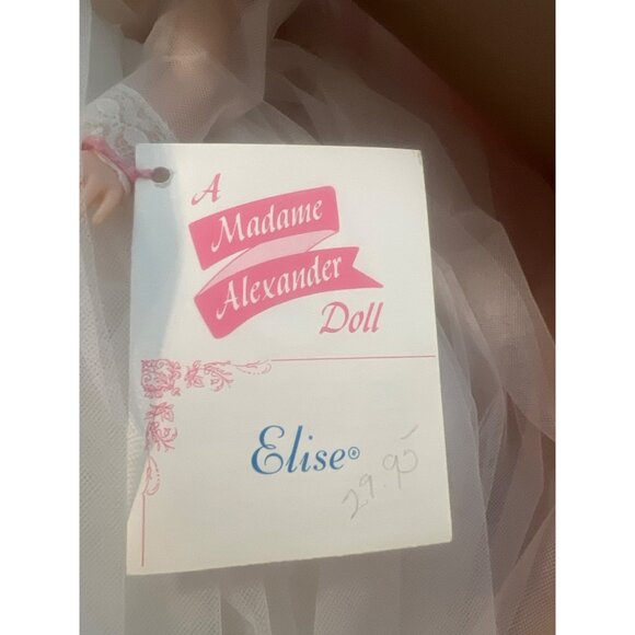 Vintage 1966 Madame Alexander Elise Bride Doll #1670 Original Box Estate Gown - Picture 4 of 7